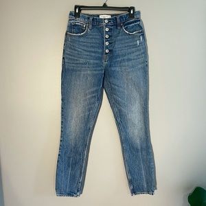 A&F High Rise Skinny Jeans